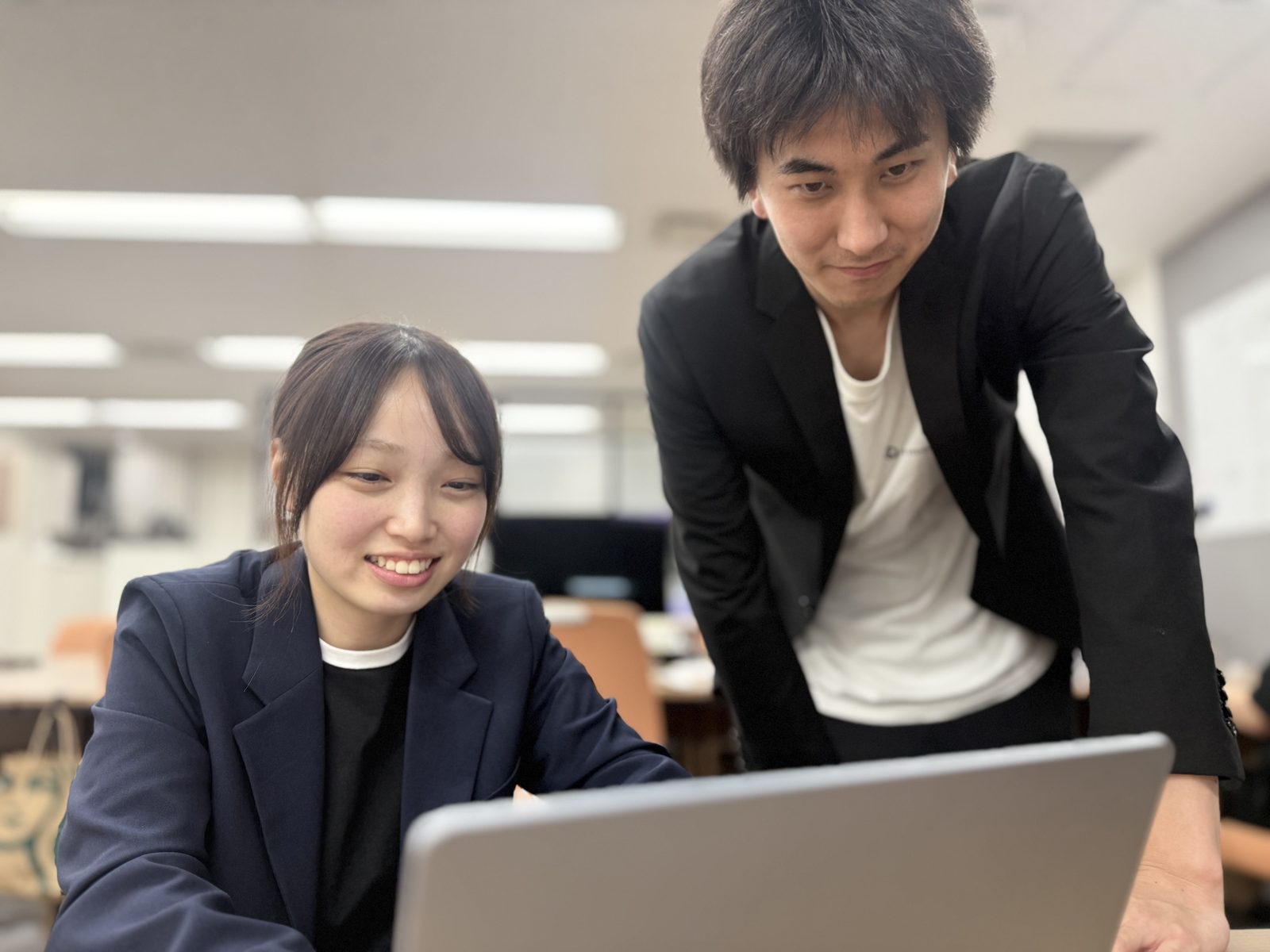書類添削・面接対策の様子